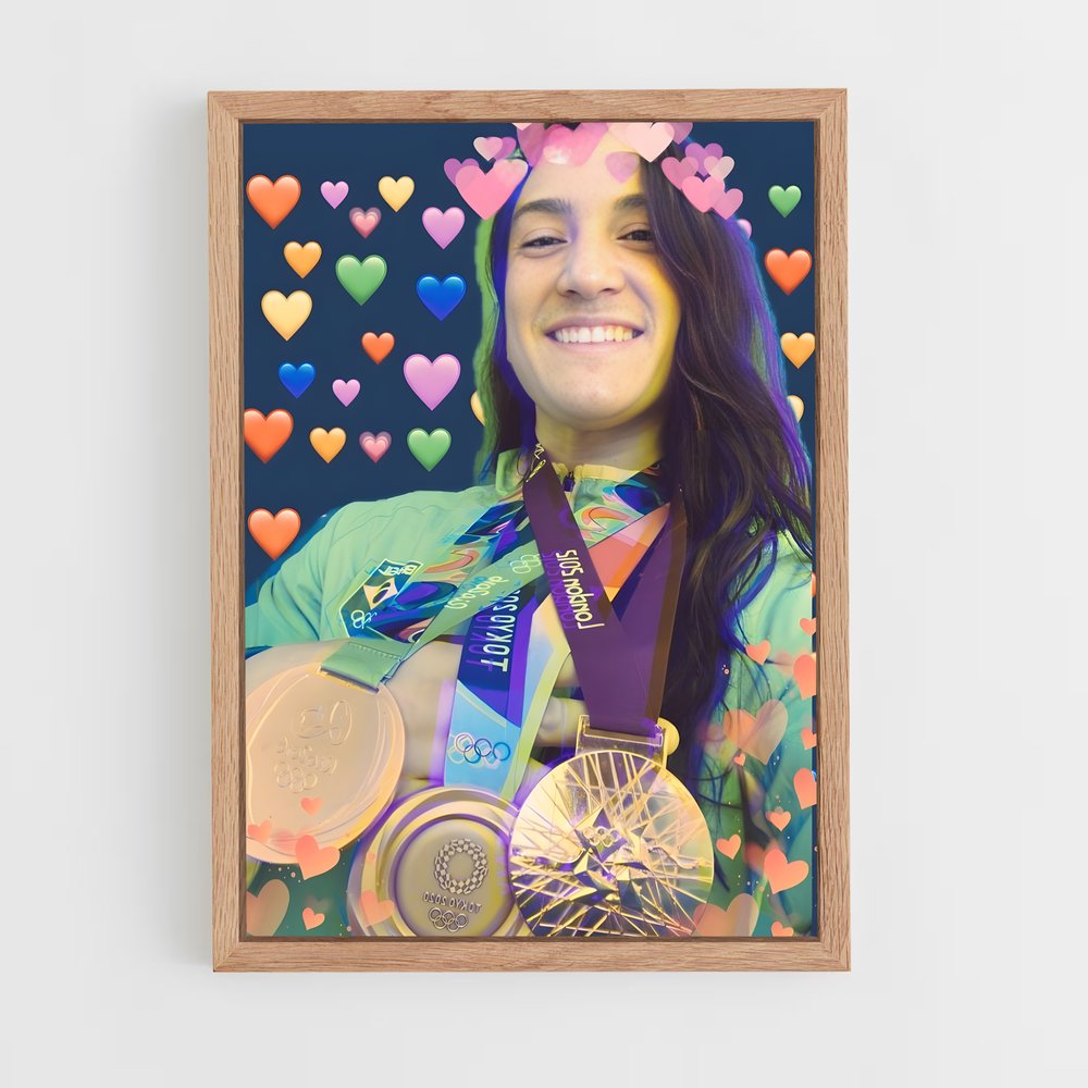 Poster Cœur de Champion – affiche Judo (vue 4)
